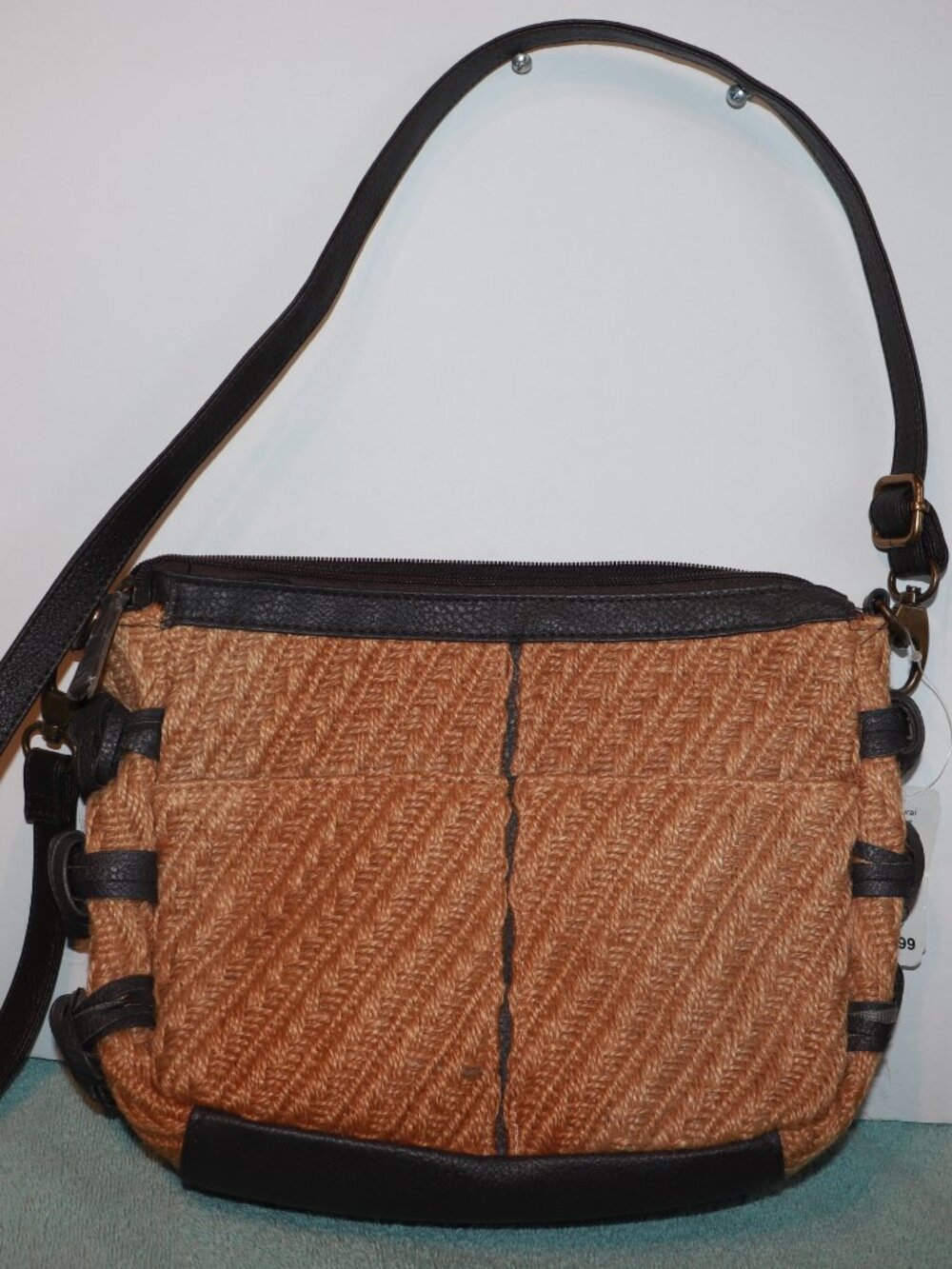 NWT Braciano Women's Woven Shoulder Bag 10"X8"